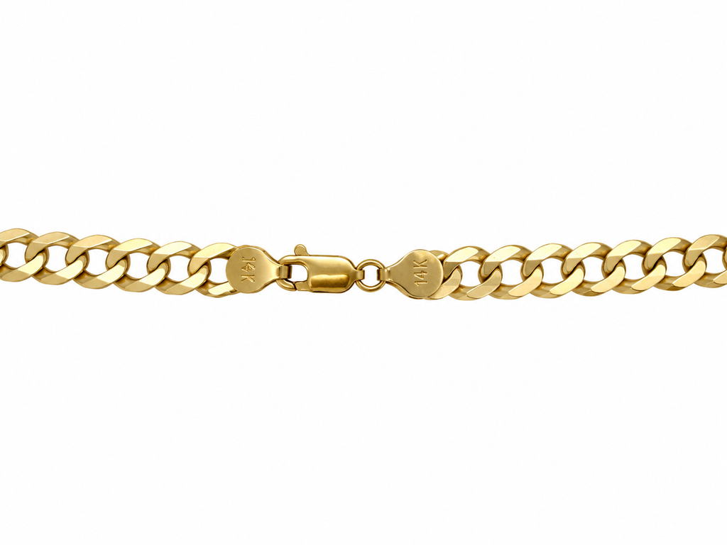 14K Yellow Gold Cuban Link Chain – 26.12 Grams
