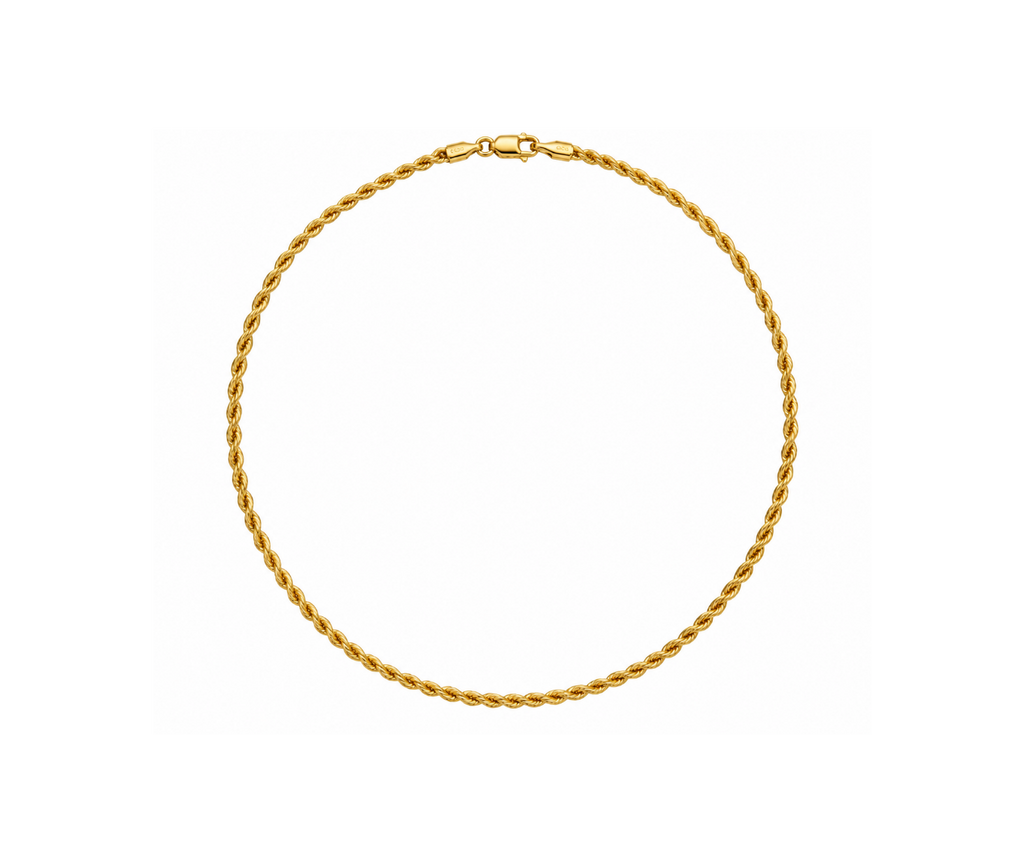 14K Yellow Gold Rope Chain