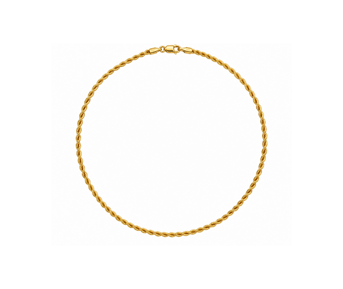 14K Yellow Gold Rope Chain