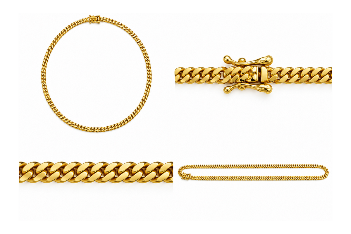 14K Yellow Gold Cuban Link Chain – 23" – 3.50 mm