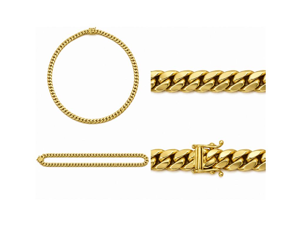 14K Yellow Gold Cuban Link Chain – 19" – 5.0 mm – 51.79 g