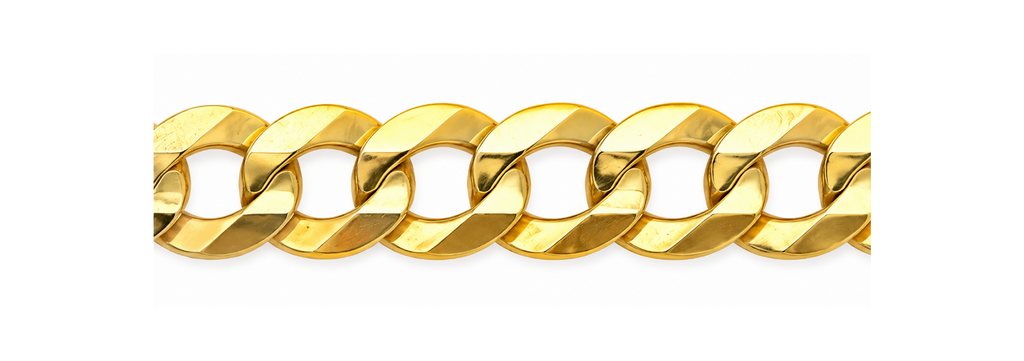 14K Yellow Gold Cuban Link Chain – 24" – 8.53 mm – 36.86 g
