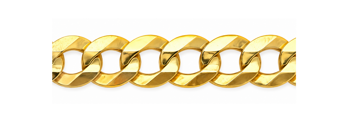 14K Yellow Gold Cuban Link Chain – 24" – 8.53 mm – 36.86 g