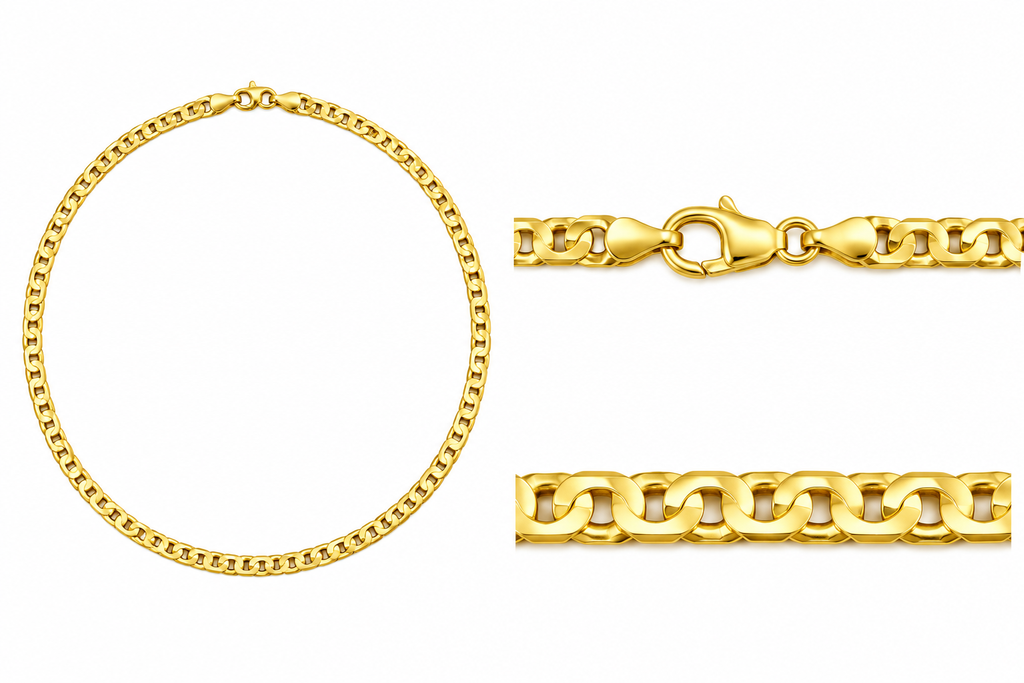 14K Yellow Gold Chain – 24" – 4.0 mm – 26.90 g