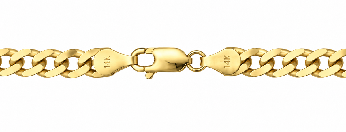 14K Yellow Gold Cuban Link Chain – 17.2 Grams