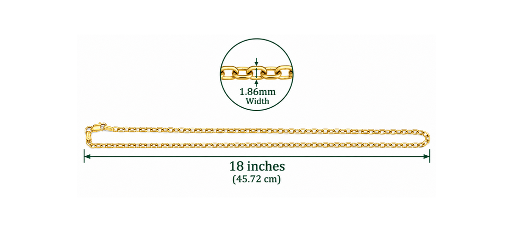 14K Yellow Gold Chain – 4.35 Grams