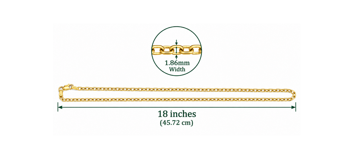 14K Yellow Gold Chain – 4.35 Grams