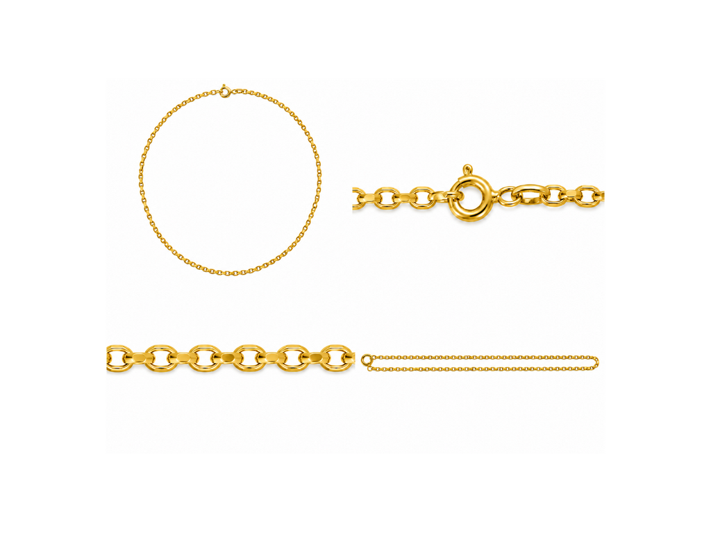 14K Yellow Gold Chain – 22