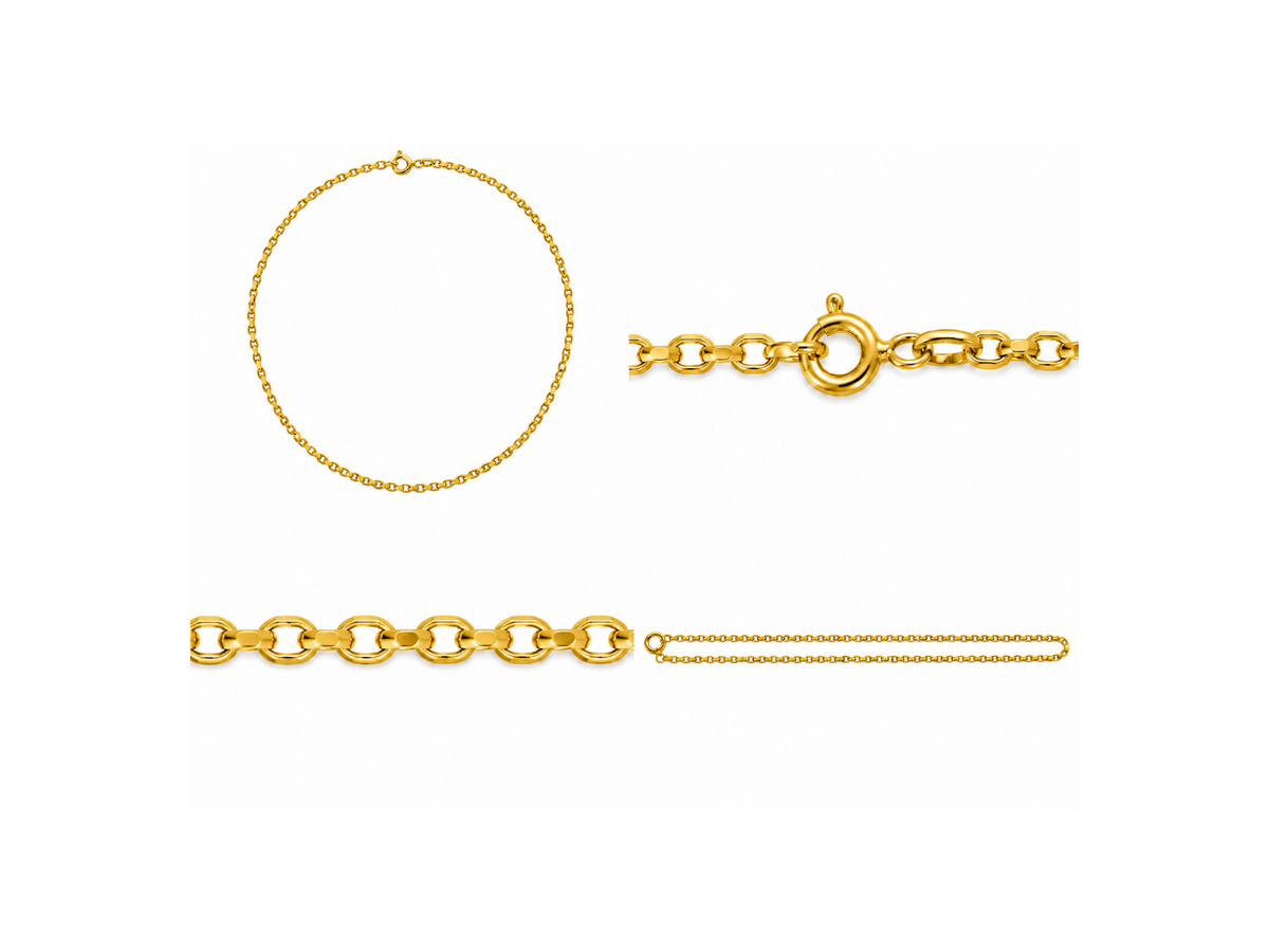 14K Yellow Gold Chain – 22