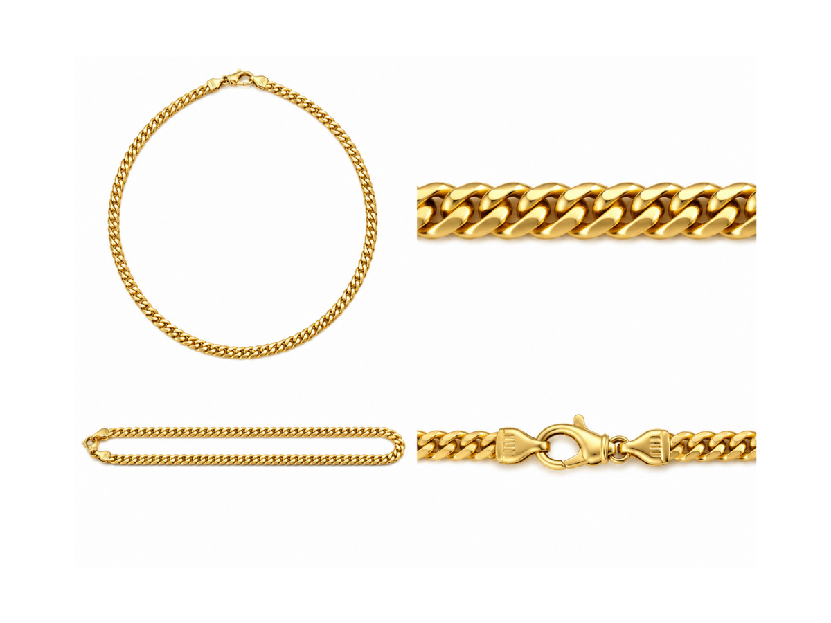 14K Yellow Gold Chain – 18" – 3.40 mm – 11.51 g