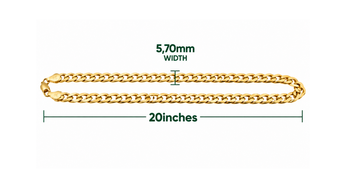 14K Yellow Gold Cuban Link Chain – 48.99 Grams