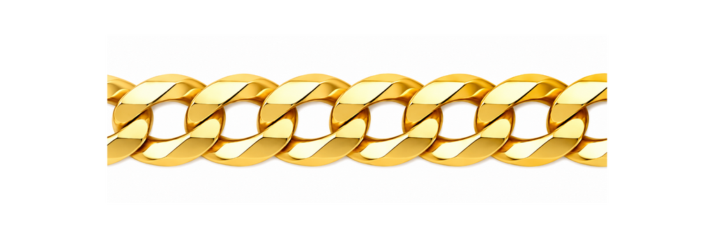 14K Yellow Gold Cuban Link Chain – 24" – 7.70 mm – 51.63 g