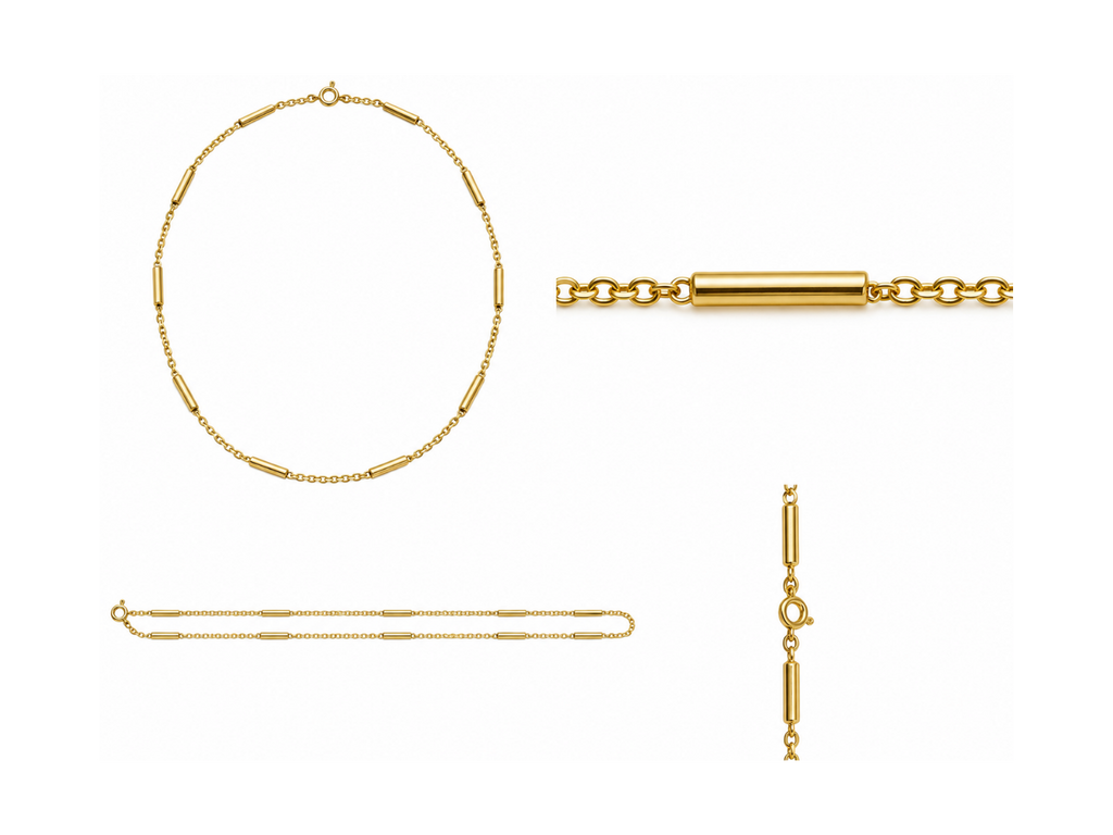 18K Yellow Gold Chain – 21" – 2.40 mm – 8.24 g