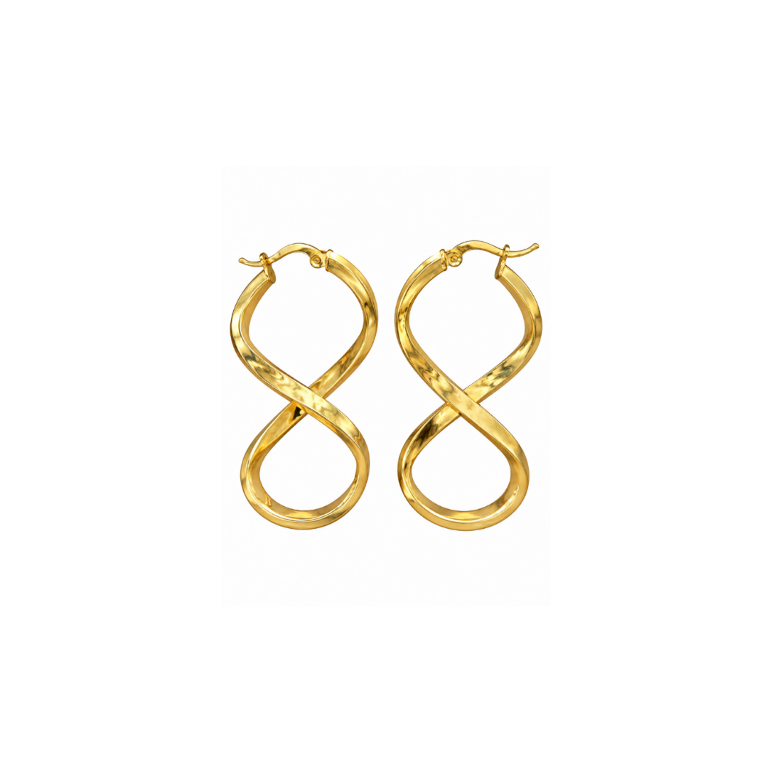 14K Yellow Gold Hoop Earrings – 2.7 DWT
