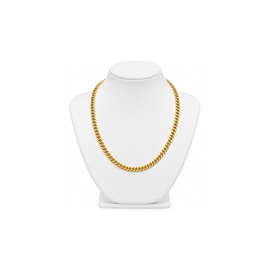 14K Yellow Gold Cuban Link Chain – 23" – 3.50 mm