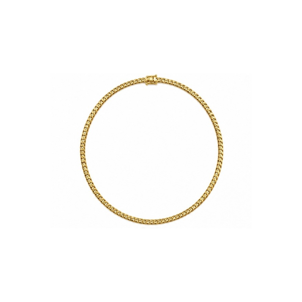 14K Yellow Gold Cuban Link Chain – 22" – 3.62 mm