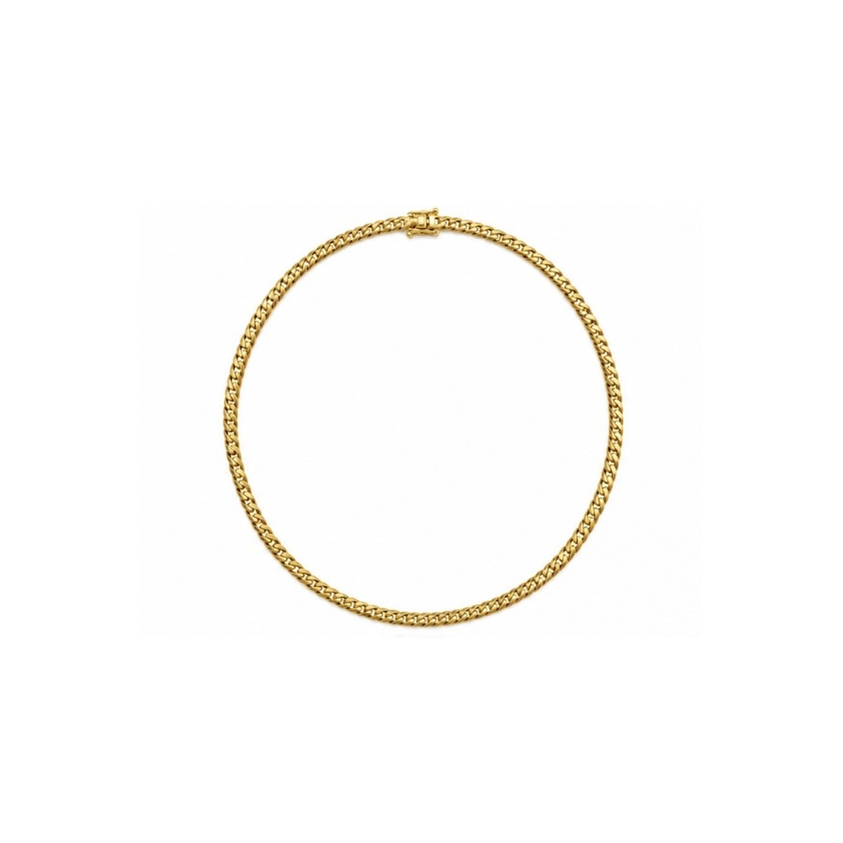 14K Yellow Gold Cuban Link Chain – 22" – 3.62 mm