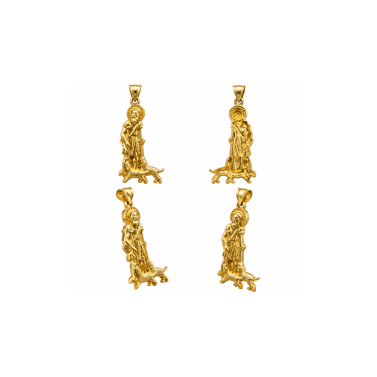San Lazaro 10K Yellow Gold Pendant