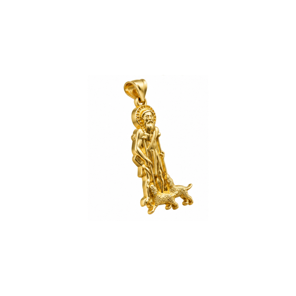 San Lazaro 10K Yellow Gold Pendant