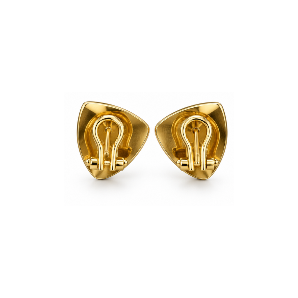 14K Gold Earrings – Elegant Statement Design