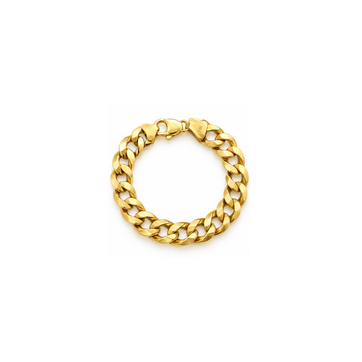 14K Yellow Gold Cuban Link Bracelet