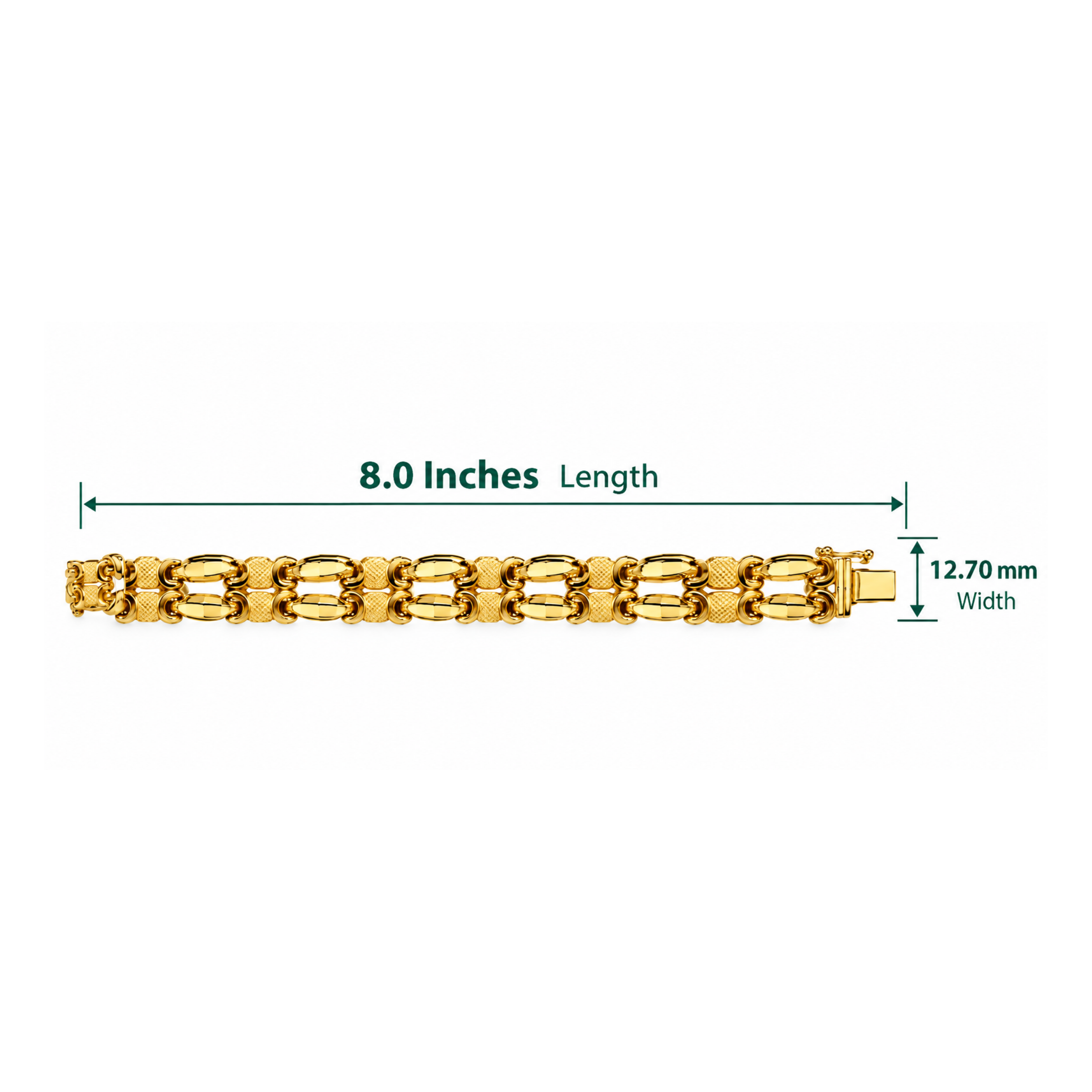 18K Gold Statement Bracelet