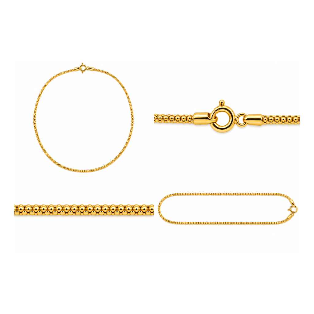 18K Gold Chain – 21" – 2.20 mm