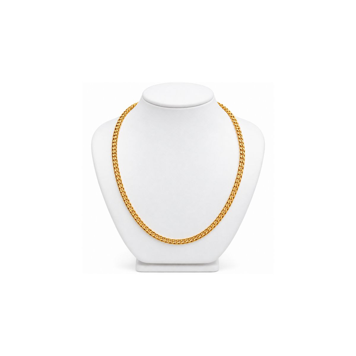 14K Yellow Gold Cuban Link Chain – 22" – 3.62 mm