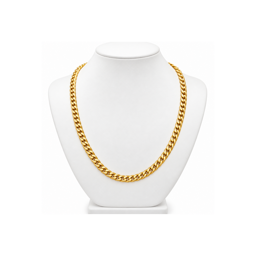 14K Yellow Gold Cuban Link Chain – 23" – 3.45 mm – 28.15 g
