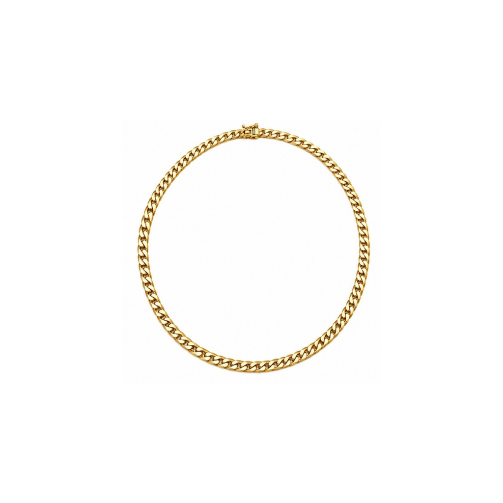 14K Yellow Gold Cuban Link Chain – 23" – 3.45 mm – 28.15 g