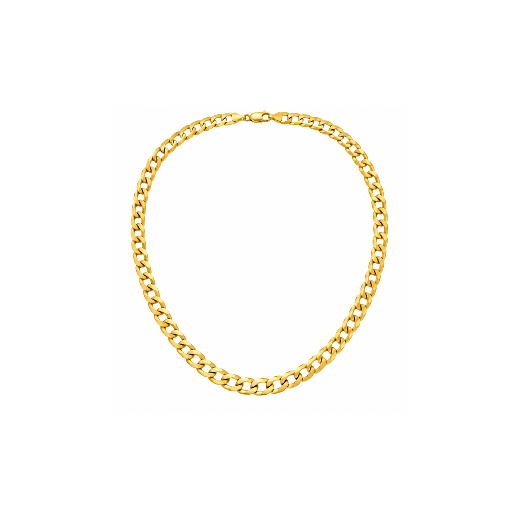 14K Yellow Gold Cuban Link Chain – 24" – 8.53 mm – 36.86 g