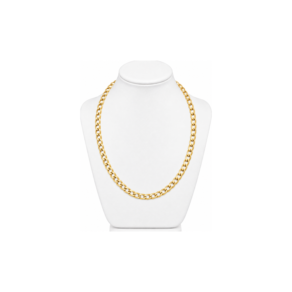 14K Yellow Gold Cuban Link Chain – 17.2 Grams