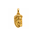 14K Yellow Gold Jesus Pendant
