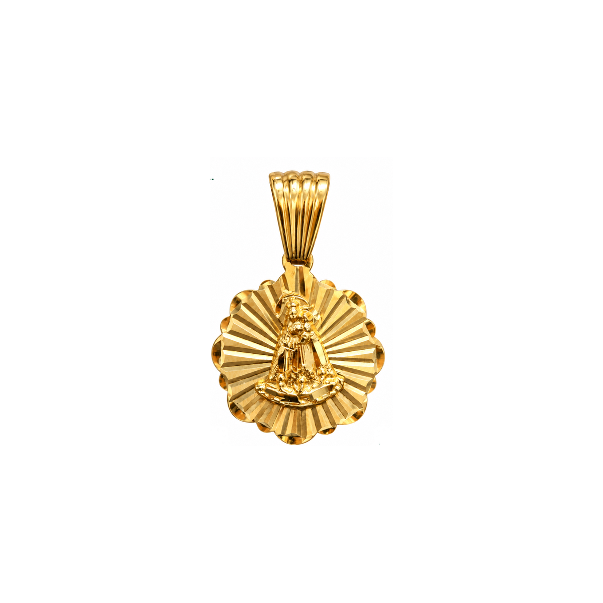 Our Lady of Charity 14K Gold Pendant