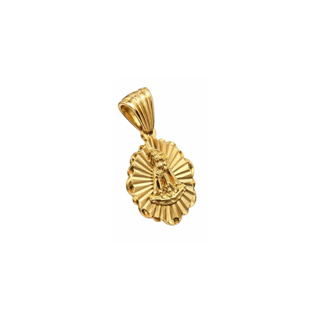 Our Lady of Charity 14K Gold Pendant
