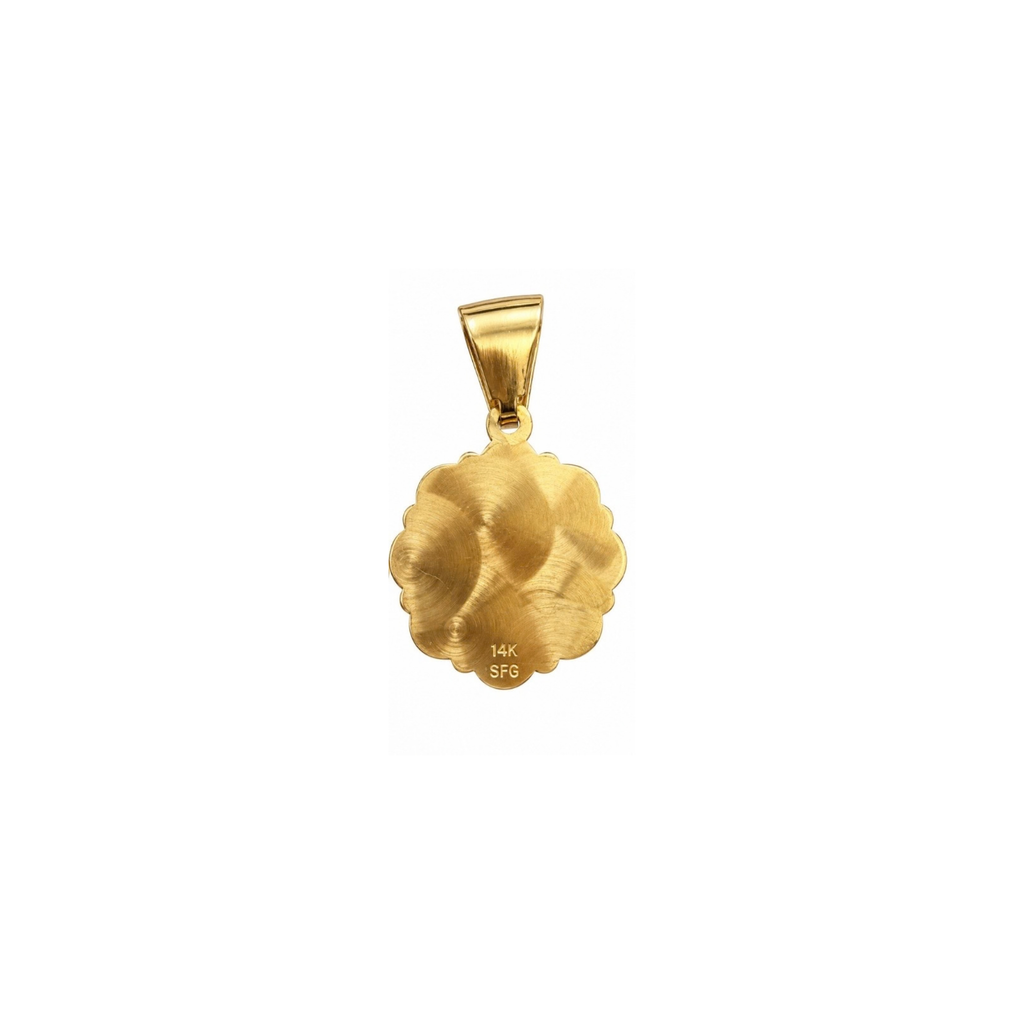 Our Lady of Charity 14K Gold Pendant