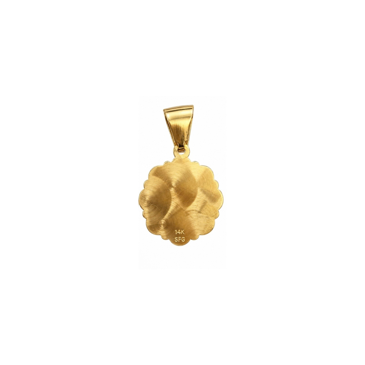 Our Lady of Charity 14K Gold Pendant