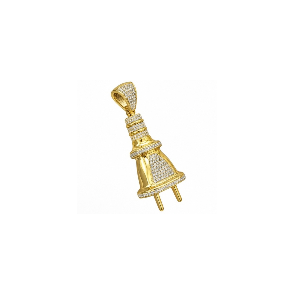 10K Yellow Gold Diamond Pendant