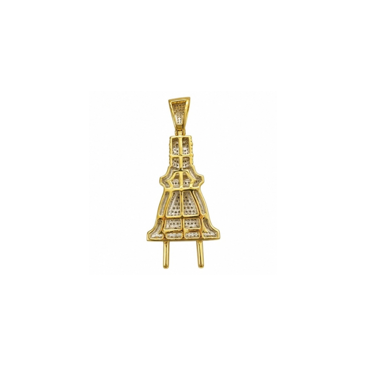 10K Yellow Gold Diamond Pendant