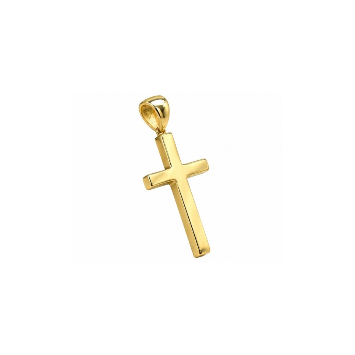 14K Yellow Gold Cross Pendant