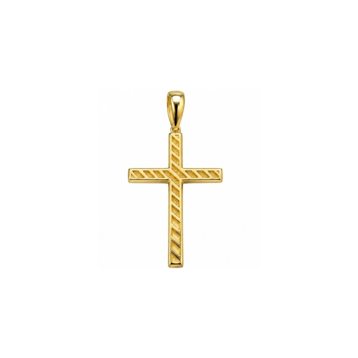 14K Yellow Gold Cross Pendant
