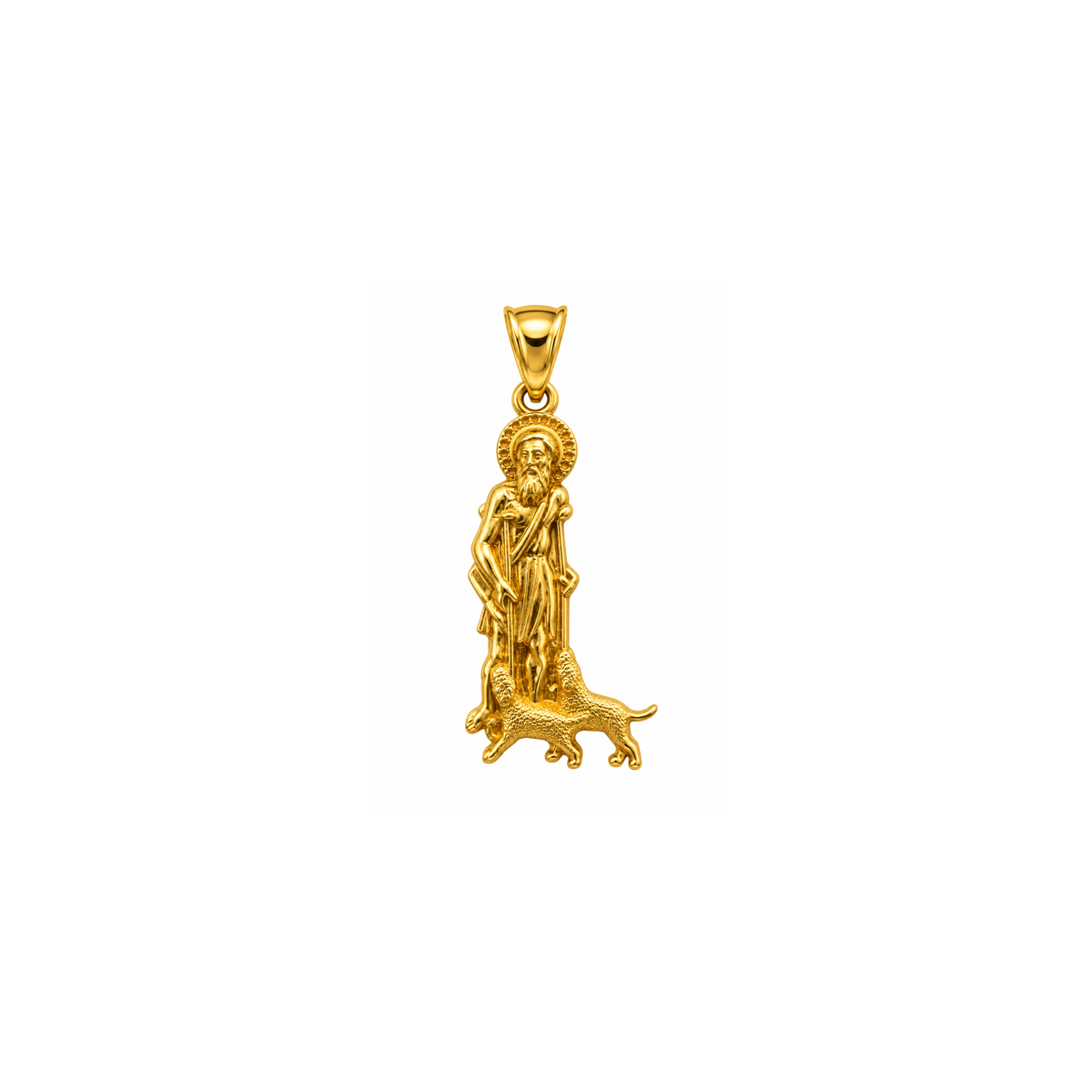 San Lazaro 10K Yellow Gold Pendant