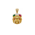 14K Yellow Gold CZ Pendant – 5.60g
