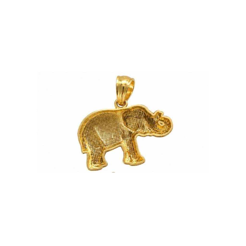 14K Two-Tone Yellow & White Gold Pendant