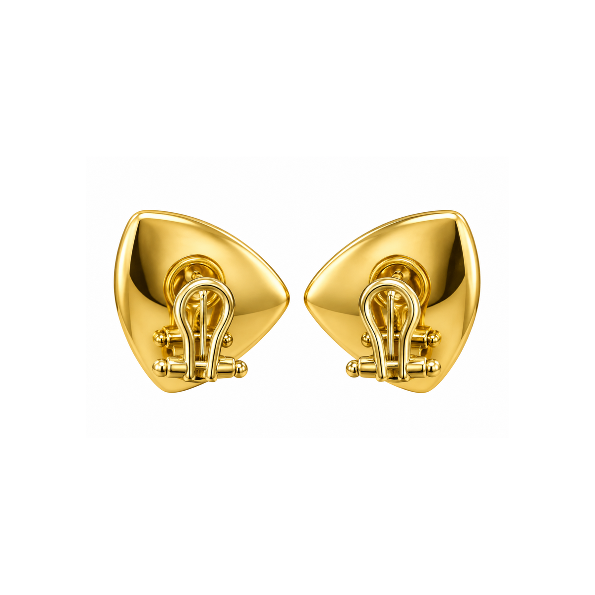 14K Gold Earrings – Elegant Statement Design
