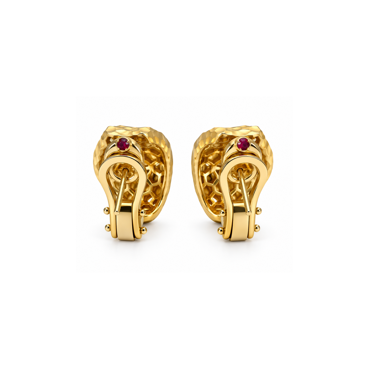 18K Yellow Gold Diamond Earrings – 0.52 CTW
