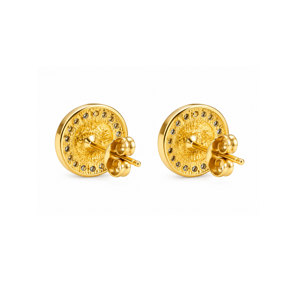 14K Gold Cubic Zirconia Earrings