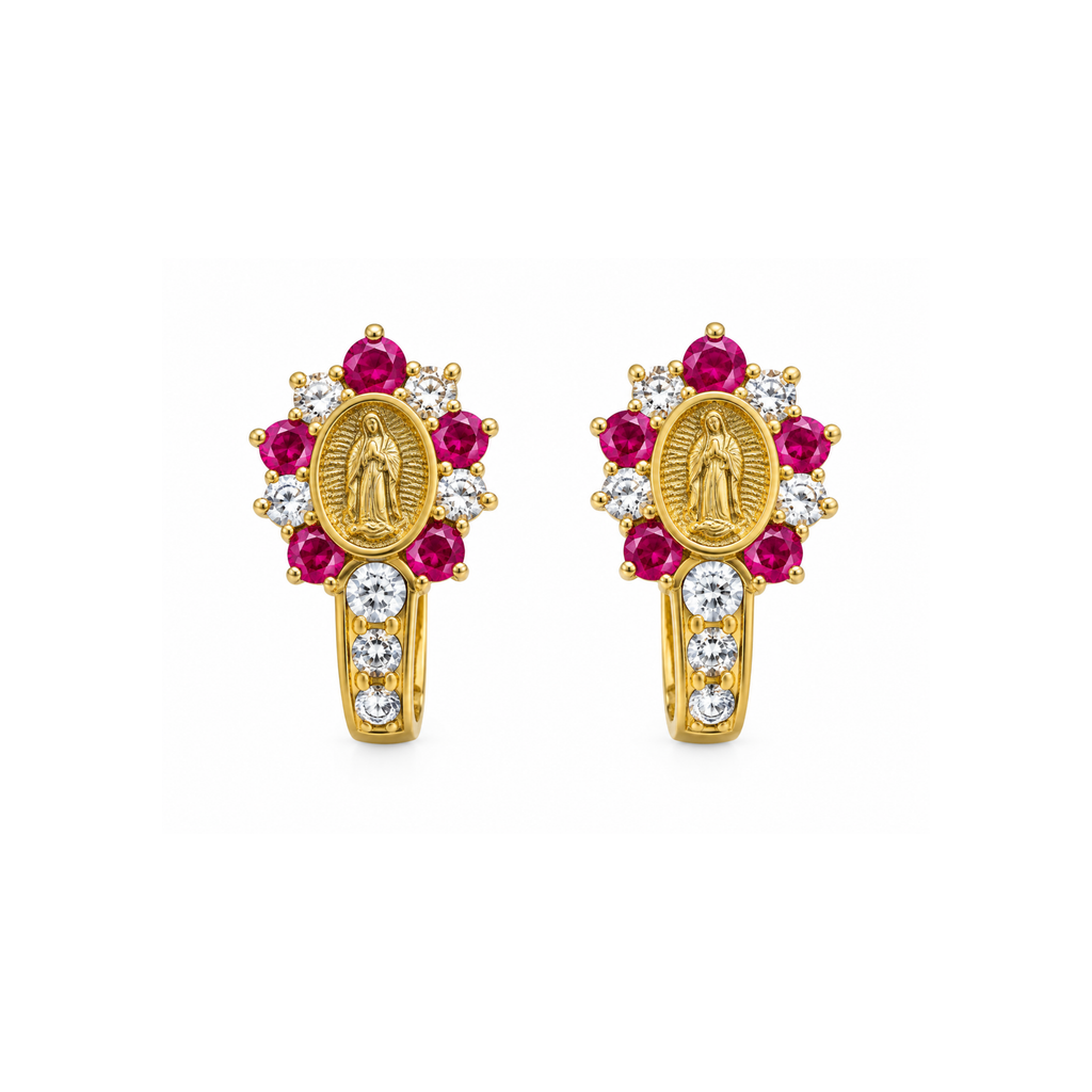 14K Gold Cubic Zirconia Earrings