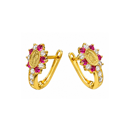 14K Gold Cubic Zirconia Earrings