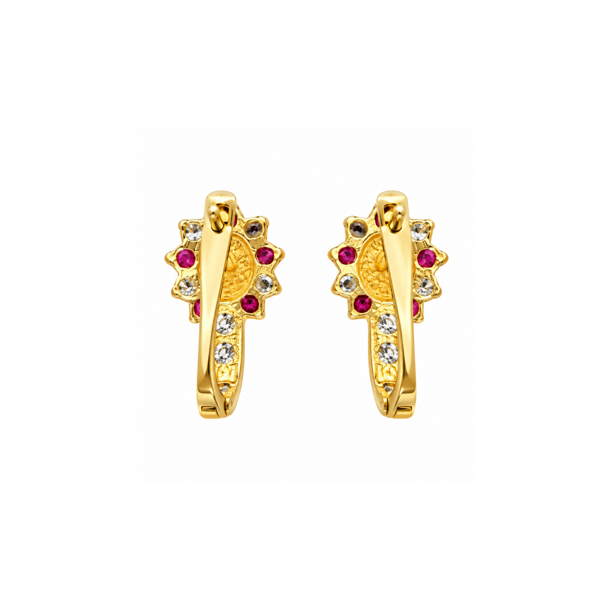 14K Gold Cubic Zirconia Earrings